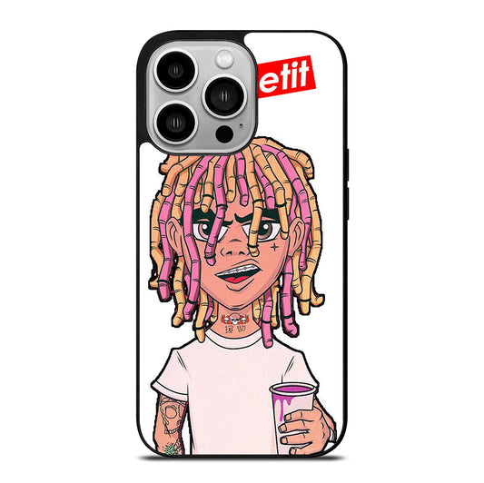 ESKETIT LIL PUMP RAPPER CARTOON 2 iPhone 14 Pro Case Cover