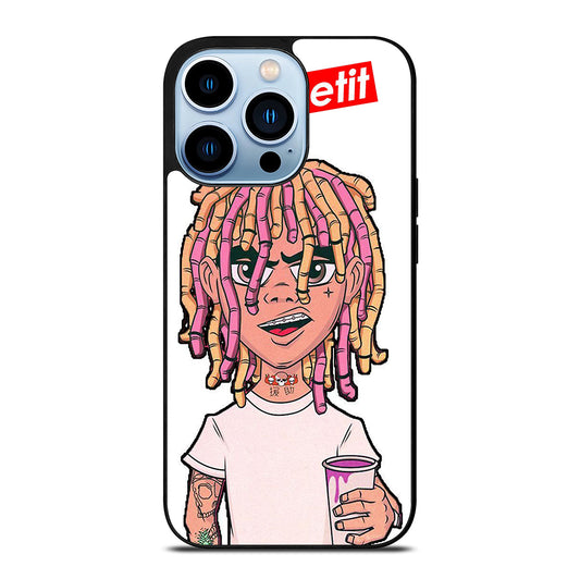ESKETIT LIL PUMP RAPPER CARTOON 2 iPhone 13 Pro Max Case Cover