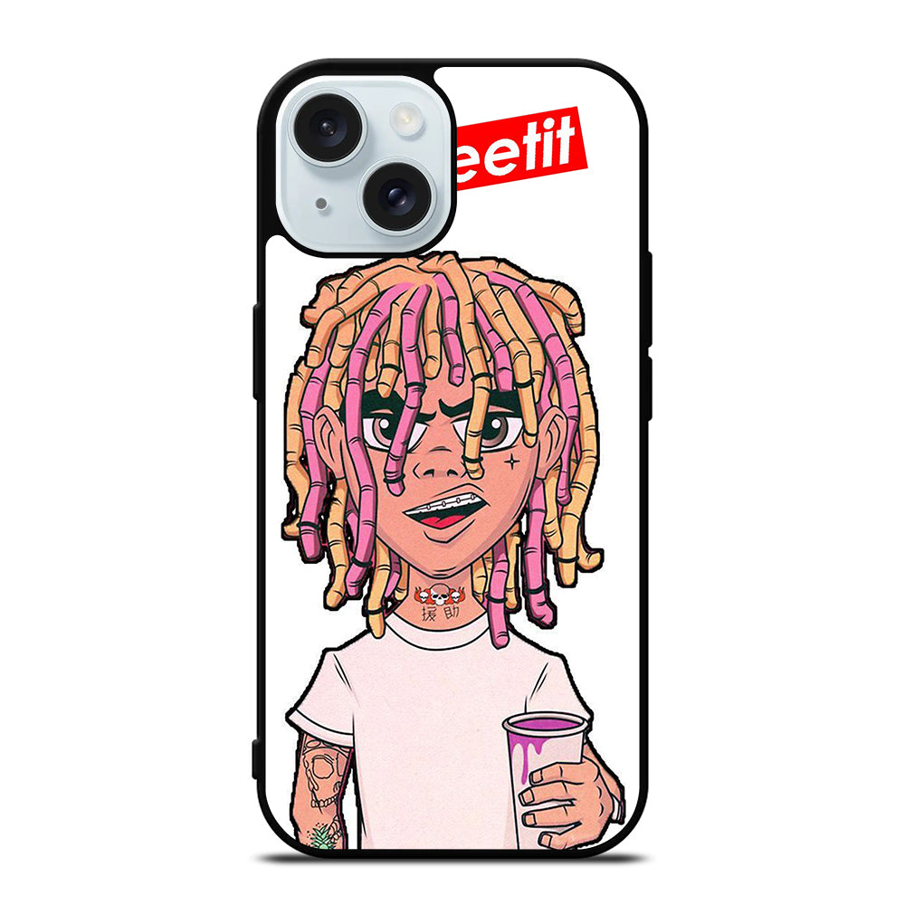 ESKETIT LIL PUMP RAPPER CARTOON 2 iPhone 15 Case Cover
