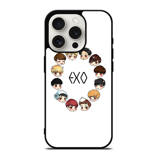 EXO CHIBI iPhone 15 Pro Case Cover