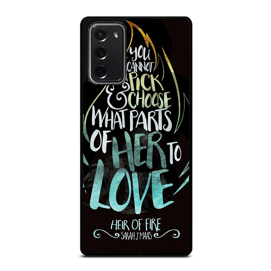FANDOM LIFE QUOTE 3 Samsung Galaxy Note 20 Case Cover