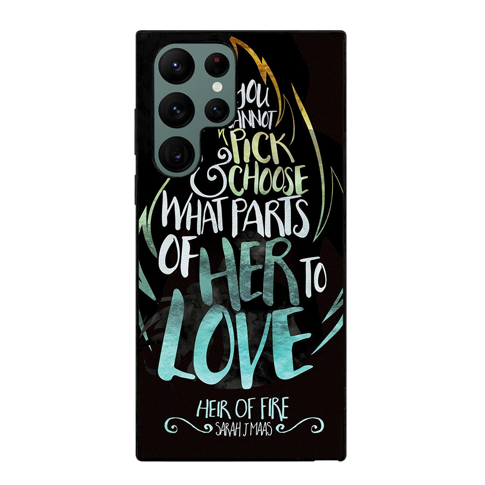 FANDOM LIFE QUOTE 3 Samsung Galaxy S22 Ultra Case Cover