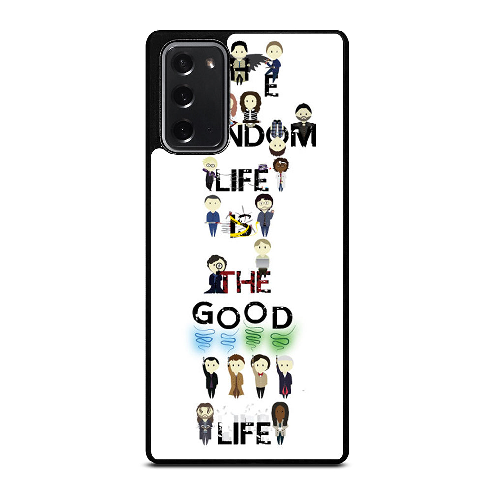 FANDOM LIFE QUOTE 4 Samsung Galaxy Note 20 Case Cover