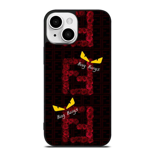 FENDI ROMA BAG BUGS iPhone 13 Mini Case Cover
