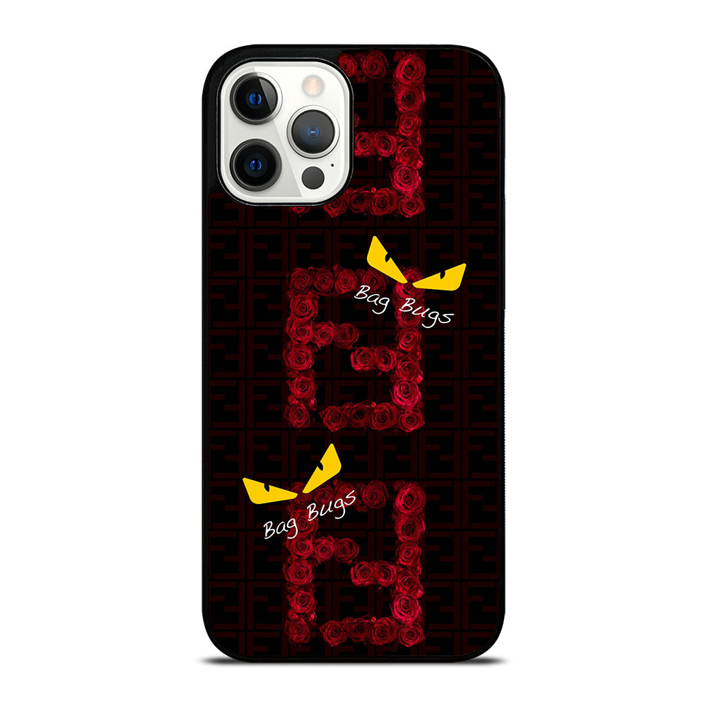 FENDI ROMA BAG BUGS iPhone 12 Pro Max Case Cover