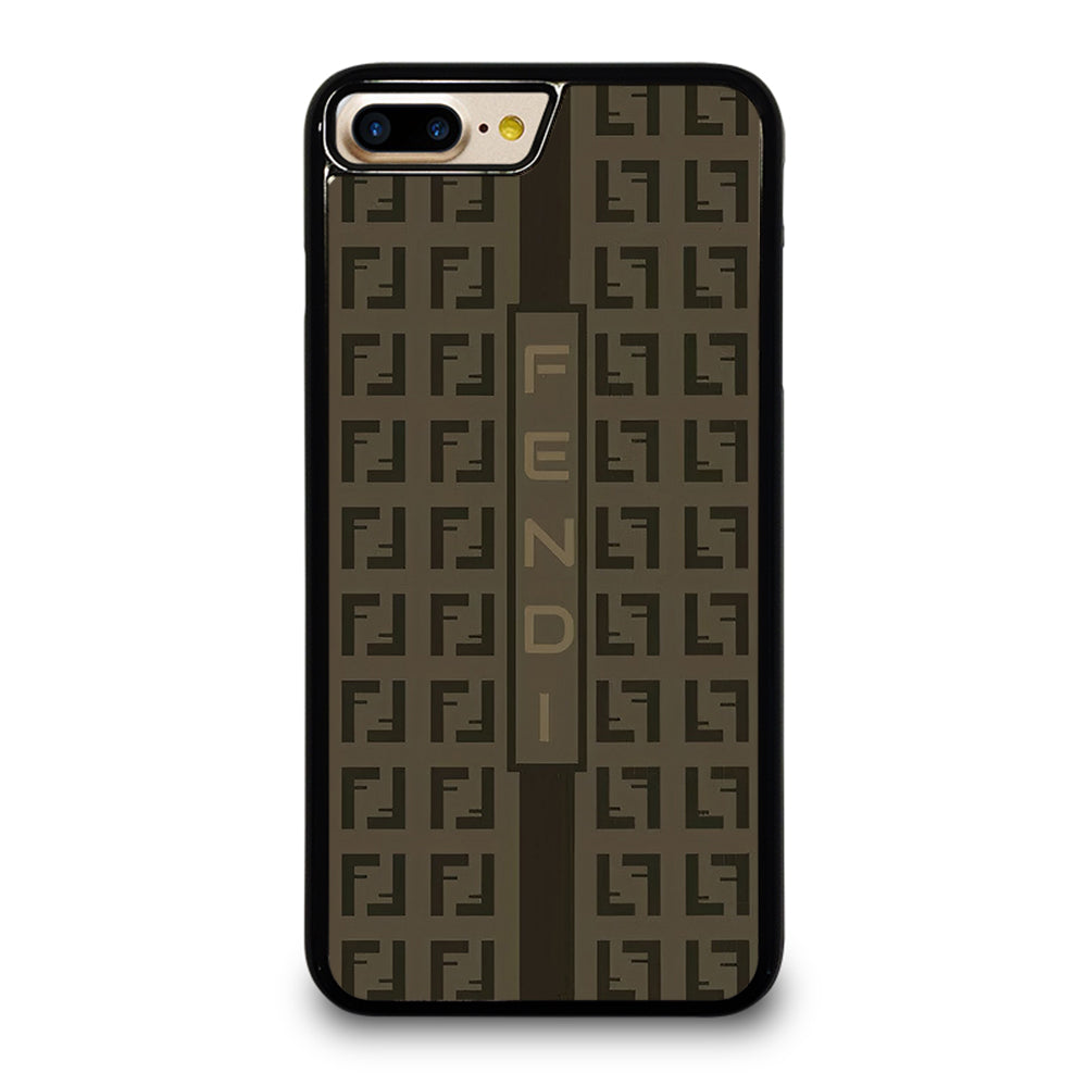 FENDI ROMA BROWN PATTERN 2 iPhone 7 / 8 Plus Case Cover