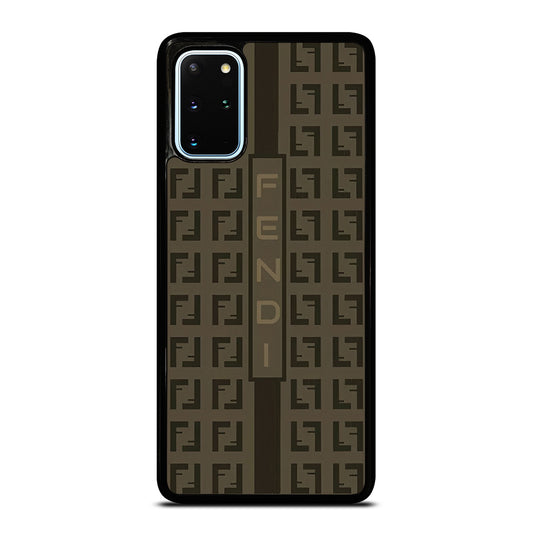 FENDI ROMA BROWN PATTERN 2 Samsung Galaxy S20 Plus Case Cover