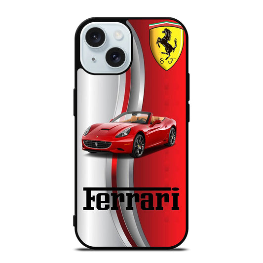 FERRARI CAR iPhone 15 Case Cover