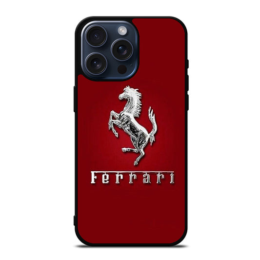 FERRARI EMBLEM 2 iPhone 15 Pro Max Case Cover