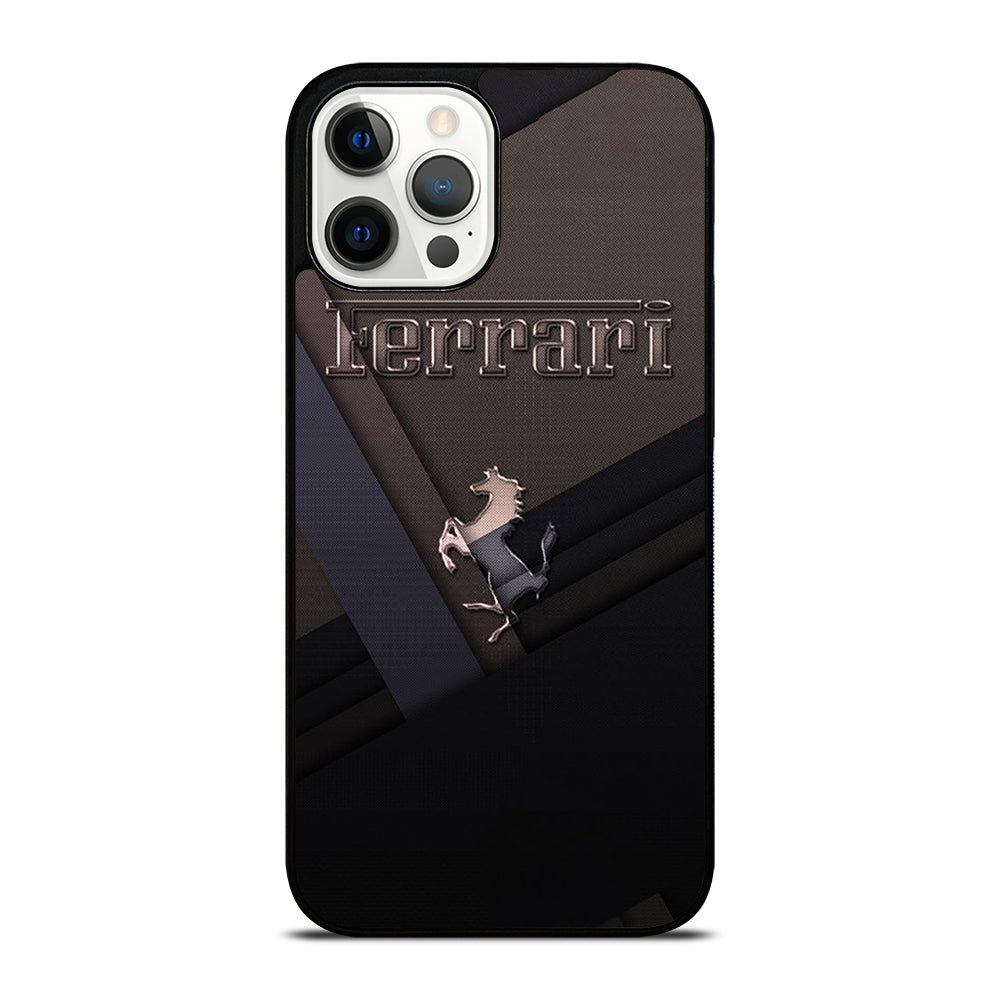 FERRARI METAL ICON iPhone 12 Pro Max Case Cover