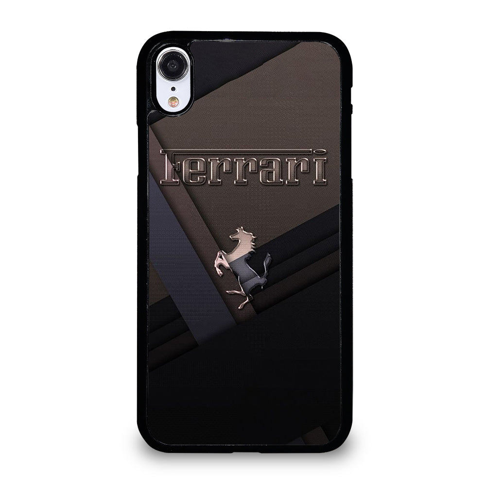FERRARI METAL ICON iPhone XR Case Cover