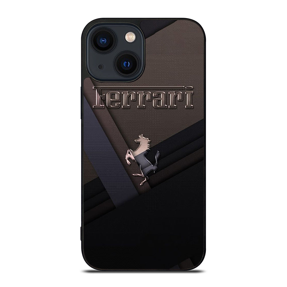 FERRARI METAL ICON iPhone 14 Plus Case Cover