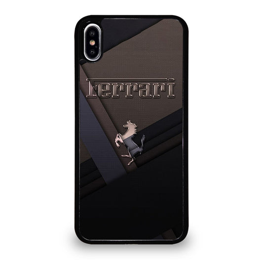 FERRARI METAL ICON iPhone XS Max Case Cover