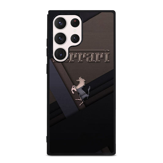 FERRARI METAL ICON Samsung Galaxy S23 Ultra Case Cover