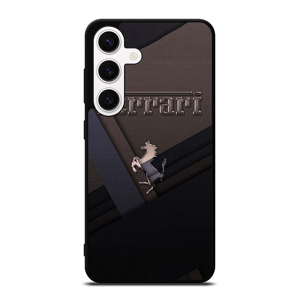 FERRARI METAL ICON Samsung Galaxy S24 Case Cover