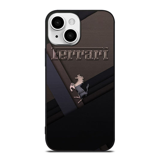 FERRARI METAL ICON iPhone 13 Mini Case Cover