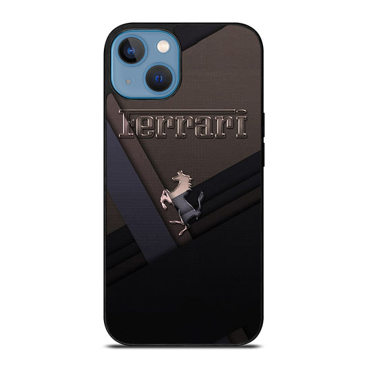 FERRARI METAL ICON iPhone 13 Case Cover