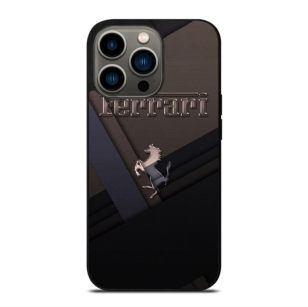FERRARI METAL ICON iPhone 13 Pro Case Cover