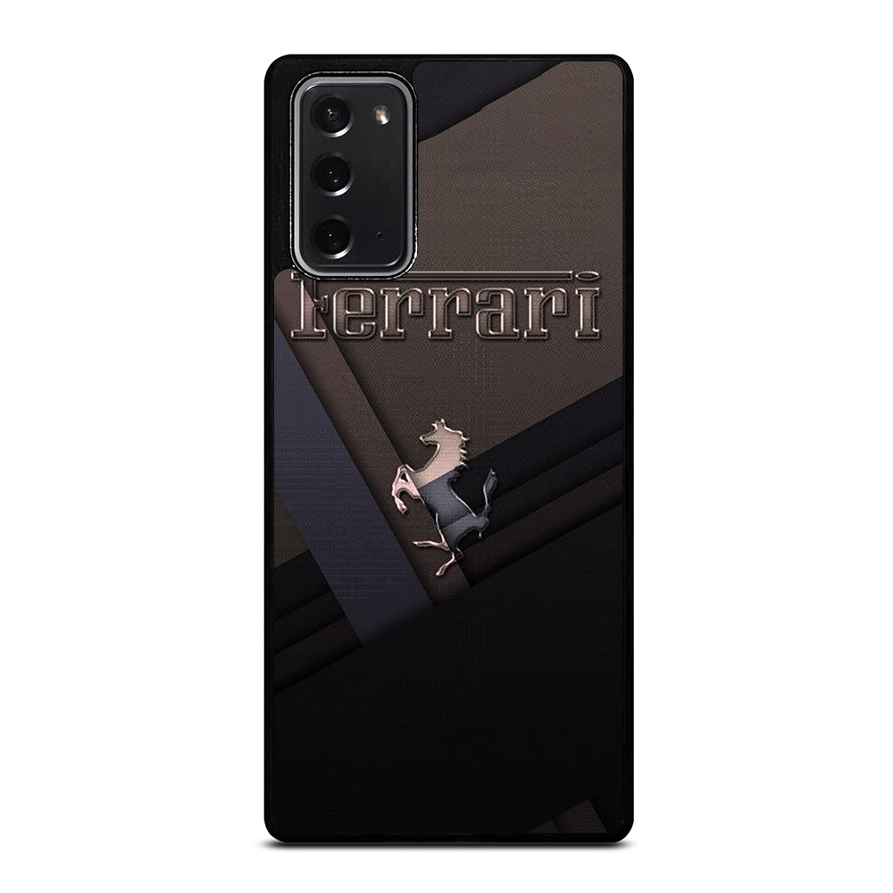 FERRARI METAL ICON Samsung Galaxy Note 20 Case Cover