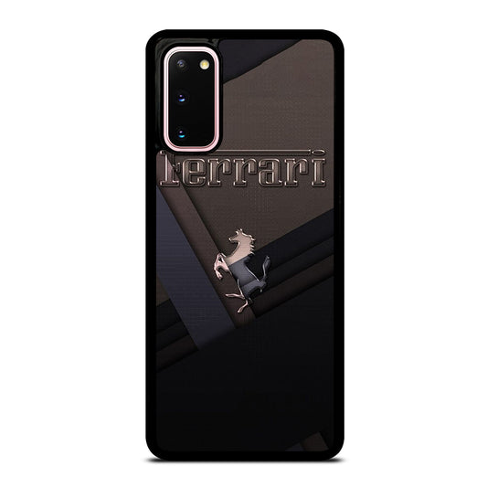 FERRARI METAL ICON Samsung Galaxy S20 Case Cover