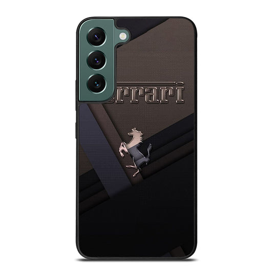 FERRARI METAL ICON Samsung Galaxy S22 Case Cover