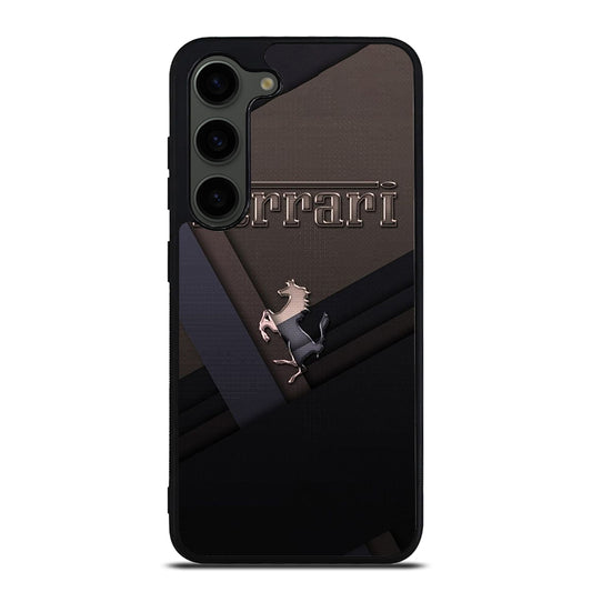 FERRARI METAL ICON Samsung Galaxy S23 Plus Case Cover