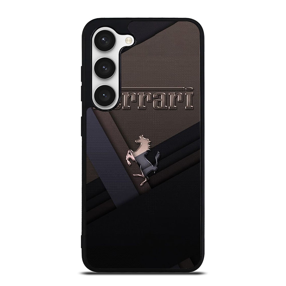 FERRARI METAL ICON Samsung Galaxy S23 Case Cover