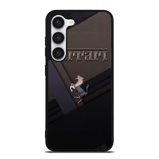 FERRARI METAL ICON Samsung Galaxy S23 Case Cover