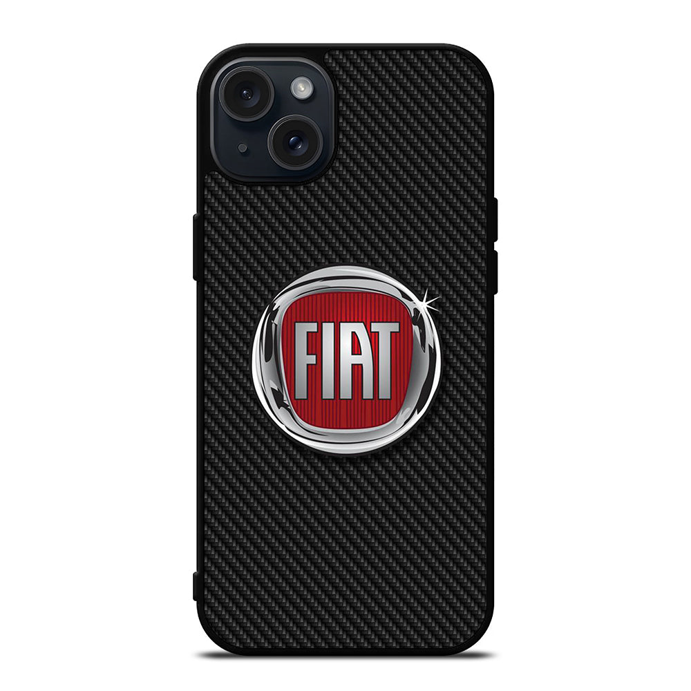 FIAT CARBON iPhone 15 Plus Case Cover