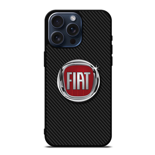 FIAT CARBON iPhone 15 Pro Max Case Cover