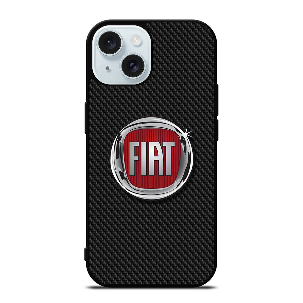FIAT CARBON iPhone 15 Case Cover
