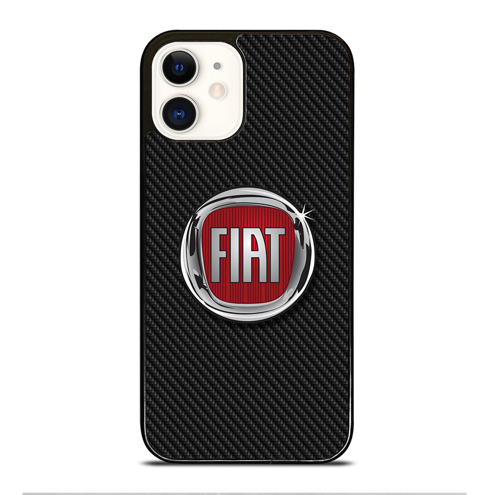 FIAT CARBON iPhone 12 Case Cover