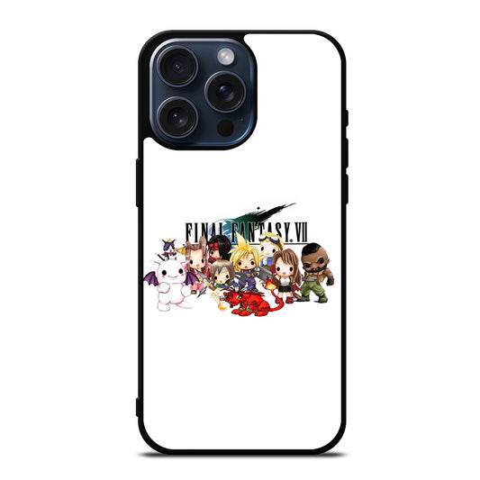 FINAL FANTASY CHIBI CHARACTER iPhone 15 Pro Max Case Cover