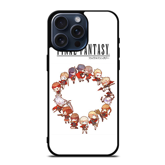 FINAL FANTASY CHIBI iPhone 15 Pro Max Case Cover