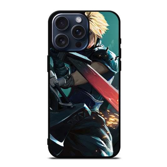 FINAL FANTASY CLOUD SWORD iPhone 15 Pro Max Case Cover