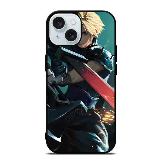 FINAL FANTASY CLOUD SWORD iPhone 15 Case Cover