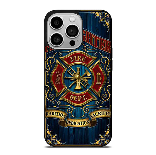 FIREFIGHTER FIREMAN ICON iPhone 14 Pro Case Cover