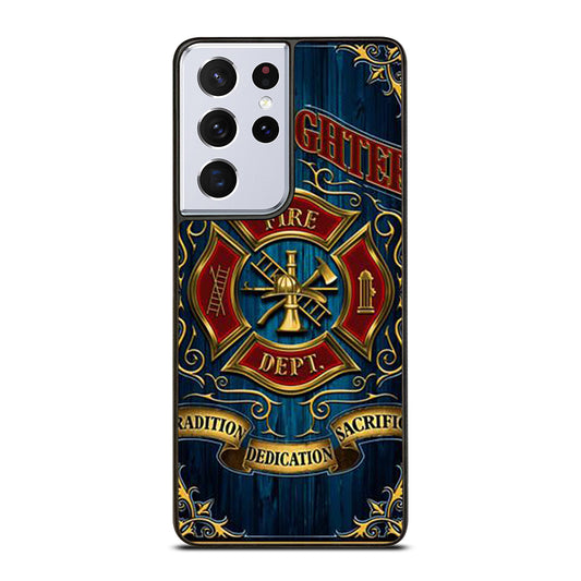 FIREFIGHTER FIREMAN ICON Samsung Galaxy S21 Ultra Case Cover