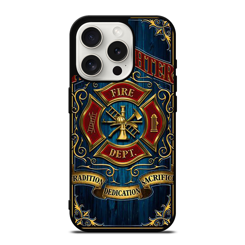 FIREFIGHTER FIREMAN ICON iPhone 15 Pro Case Cover