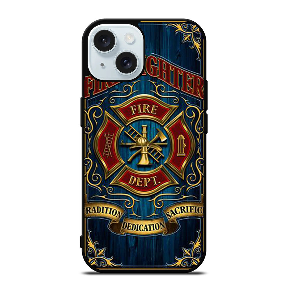 FIREFIGHTER FIREMAN ICON iPhone 15 Case Cover