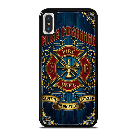 FIREFIGHTER FIREMAN ICON iPhone X / XS Case Cover