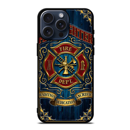 FIREFIGHTER FIREMAN ICON iPhone 15 Pro Max Case Cover