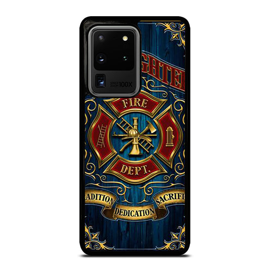 FIREFIGHTER FIREMAN ICON Samsung Galaxy S20 Ultra Case Cover