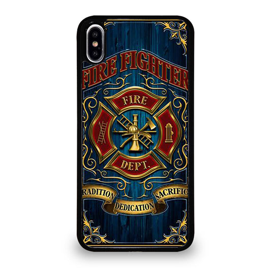 FIREFIGHTER FIREMAN ICON iPhone XS Max Case Cover