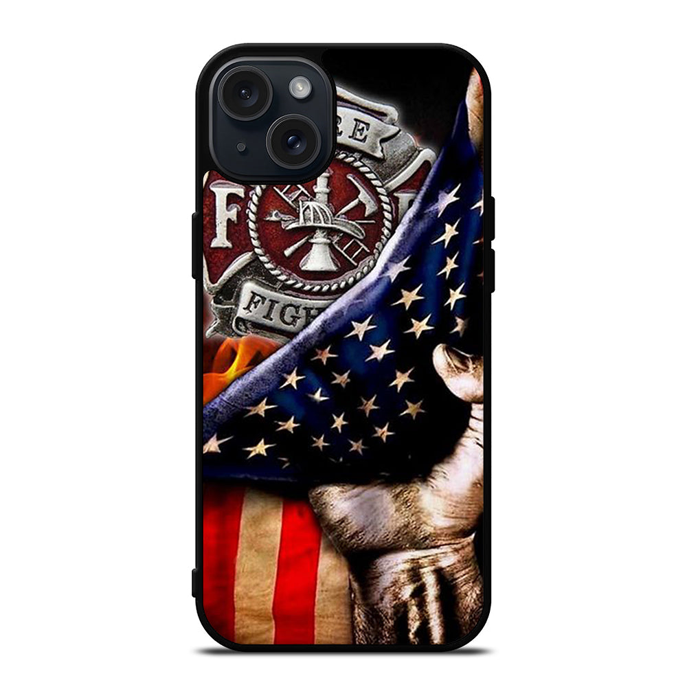 FIREFIGHTER FIREMAN SYMBOL iPhone 15 Plus Case Cover