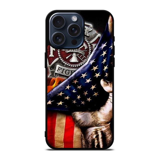 FIREFIGHTER FIREMAN SYMBOL iPhone 15 Pro Max Case Cover
