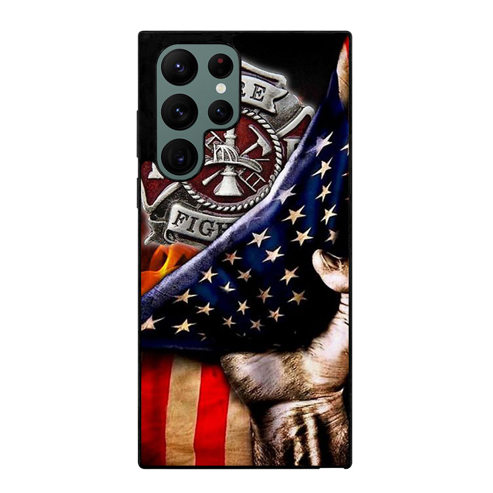 FIREFIGHTER FIREMAN SYMBOL Samsung Galaxy S22 Ultra Case Cover