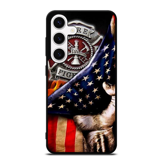 FIREFIGHTER FIREMAN SYMBOL Samsung Galaxy S24 Case Cover