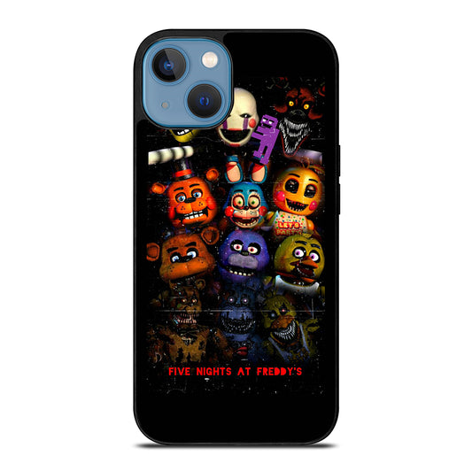 FIVE NIGHTS AT FREDDY'S CHARACTER iPhone 13 Case Cover