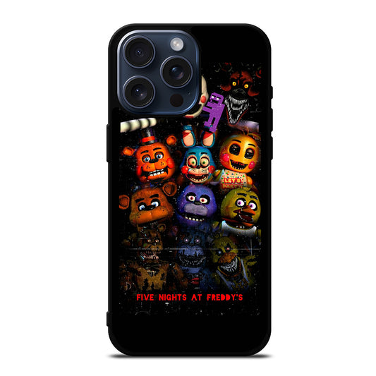 FIVE NIGHTS AT FREDDY'S CHARACTER iPhone 15 Pro Max Case Cover
